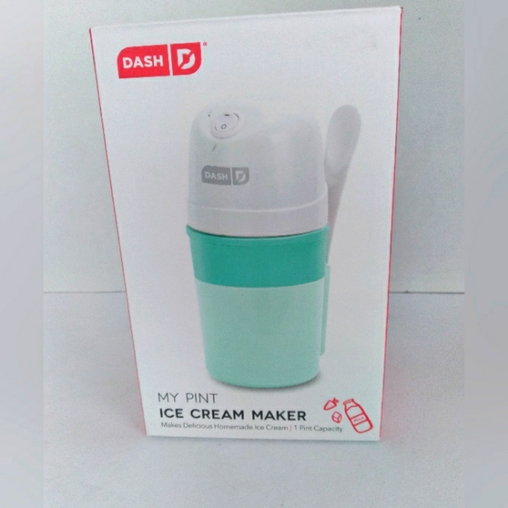 DASH My Pint Ice Cream Maker Personal Electric Frozen Dessert Machine Mint Green